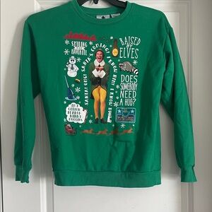 Elf Green Holiday Sweater